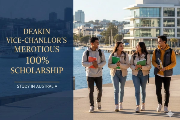 Deakin Vice-Chancellor’s Meritorious 100% Scholarship