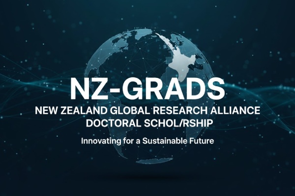 NZ-GRADS New Zealand Global Research Alliance Doctoral Scholarship